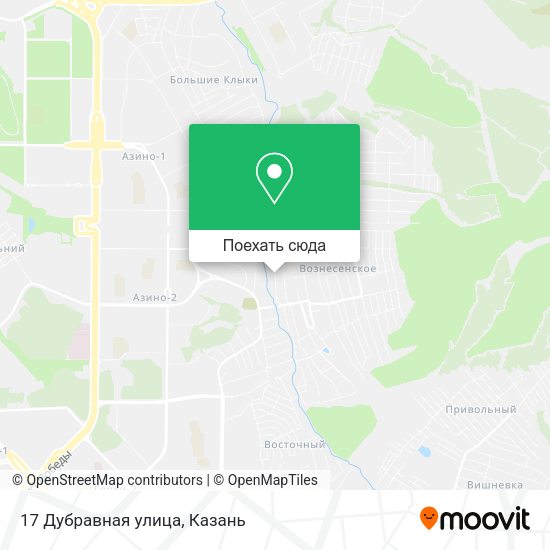Карта 17 Дубравная улица