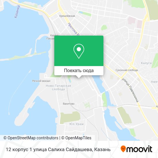 Карта 12 корпус 1 улица Салиха Сайдашева