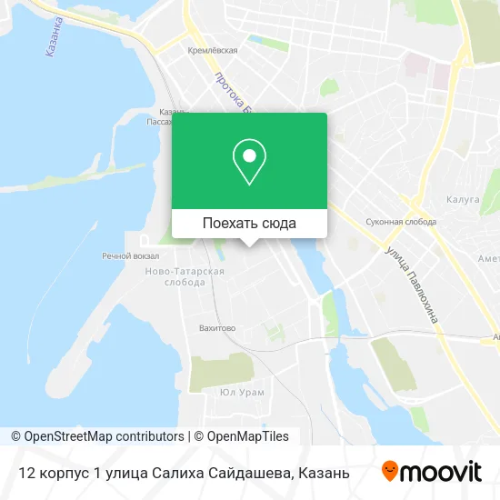 Карта 12 корпус 1 улица Салиха Сайдашева
