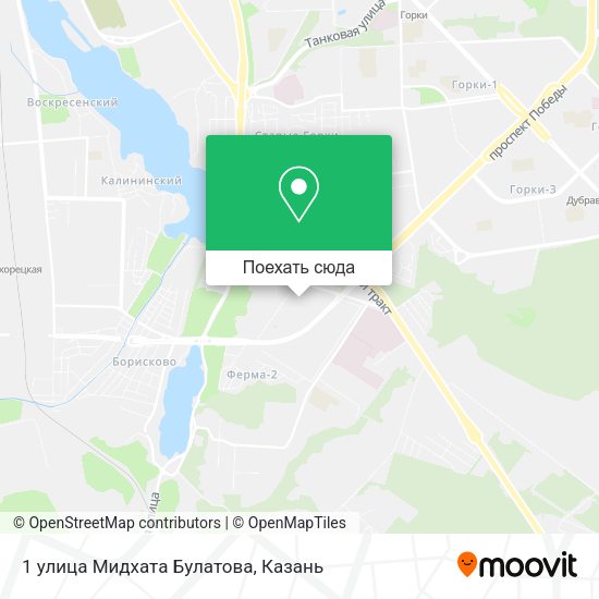 Карта 1 улица Мидхата Булатова