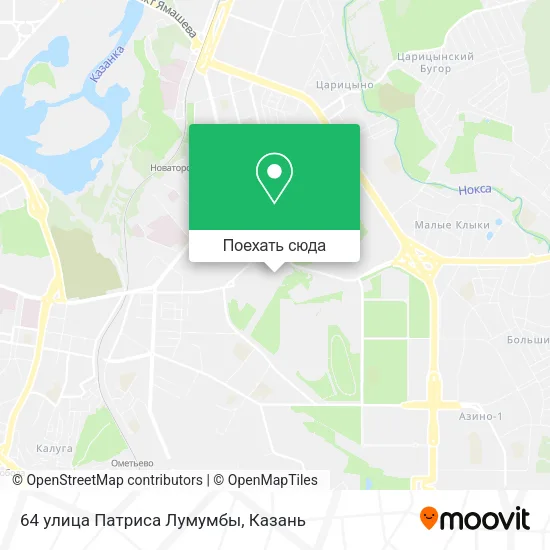 Карта 64 улица Патриса Лумумбы