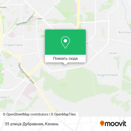 Карта 35 улица Дубравная
