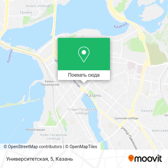 Карта Университетская, 5