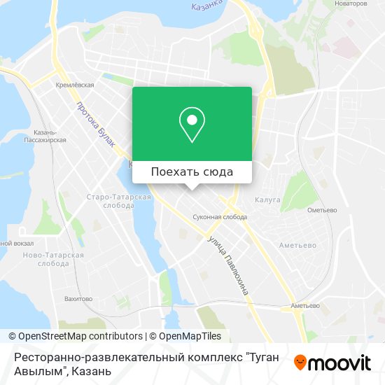 Карта Ресторанно-развлекательный комплекс "Туган Авылым"