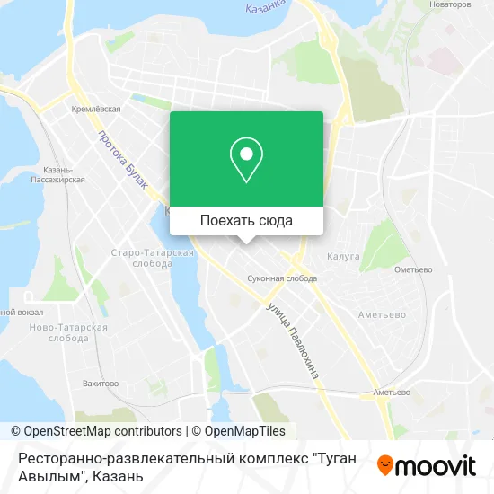 Карта Ресторанно-развлекательный комплекс "Туган Авылым"