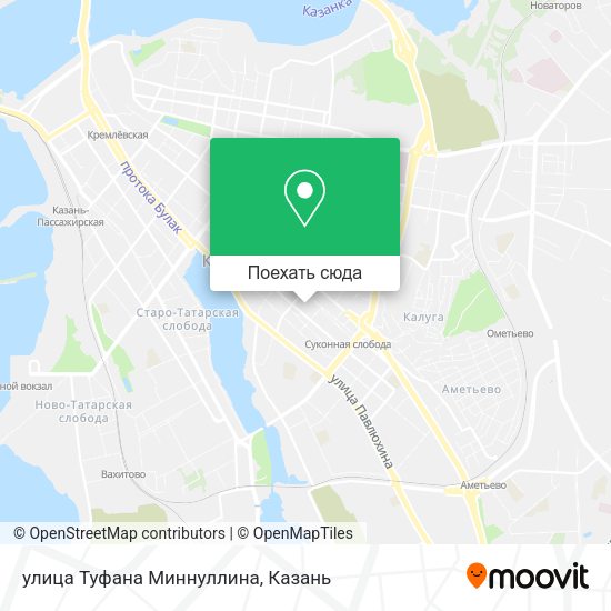 Карта улица Туфана Миннуллина
