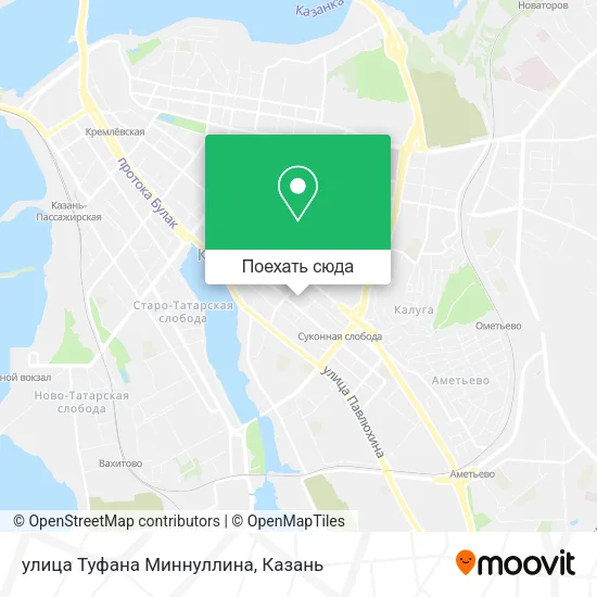 Карта улица Туфана Миннуллина