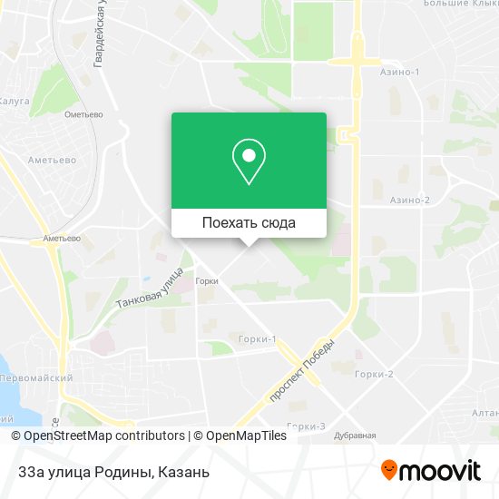 Карта 33а улица Родины