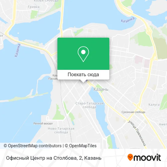 Карта Офисный Центр на Столбова, 2
