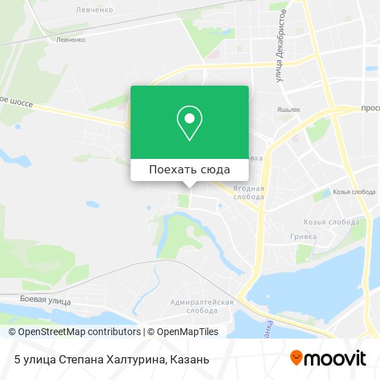 Карта 5 улица Степана Халтурина