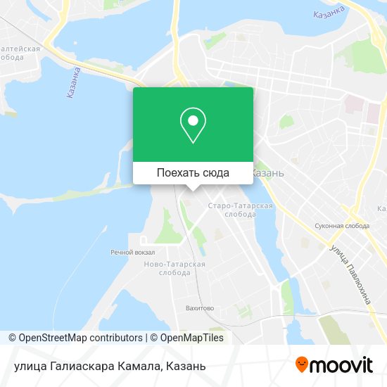 Карта улица Галиаскара Камала