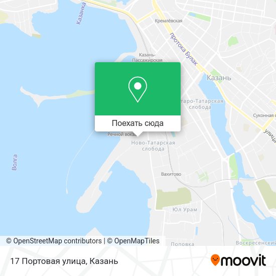 Карта 17 Портовая улица