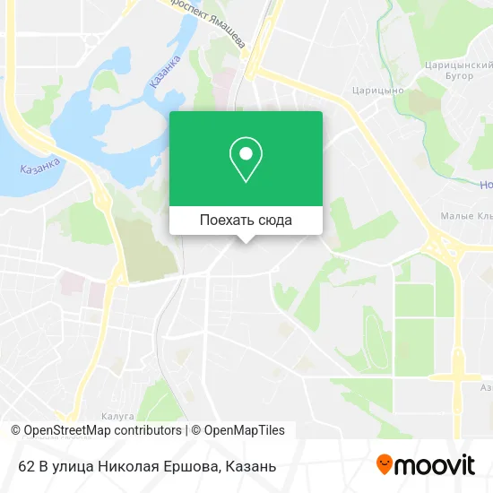 Карта 62 В улица Николая Ершова