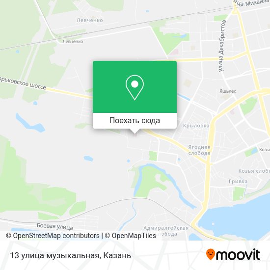 Карта 13 улица музыкальная
