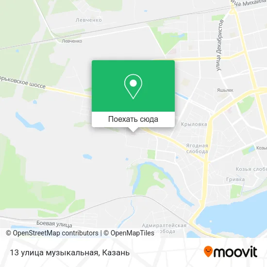 Карта 13 улица музыкальная