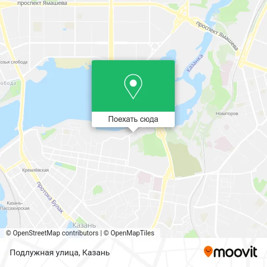 Карта Подлужная улица