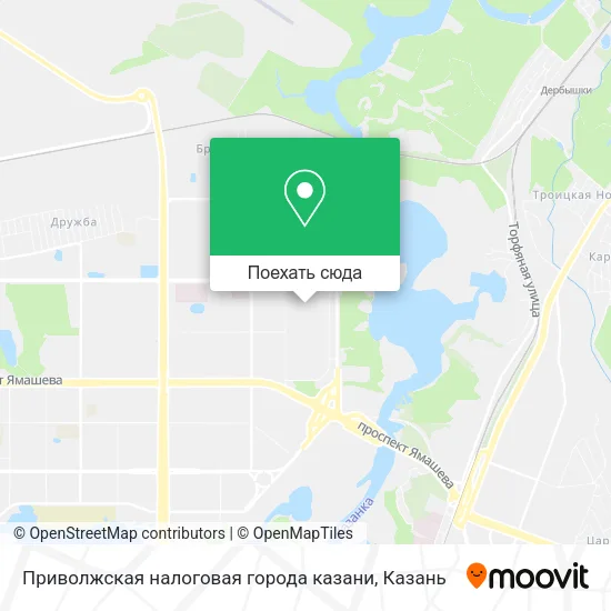 Карта Приволжская налоговая города казани