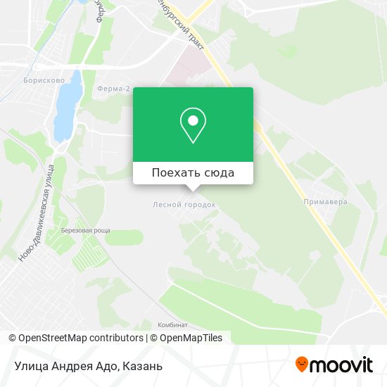 Карта Улица Андрея Адо