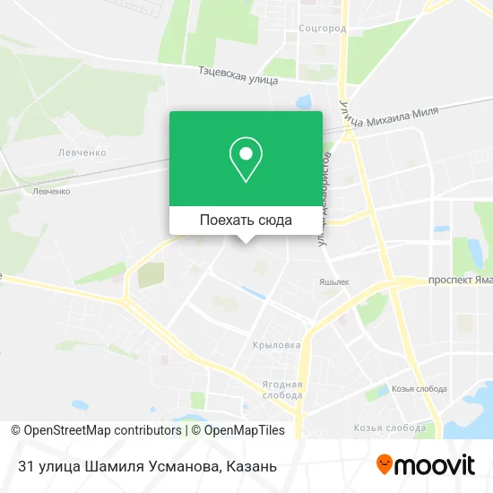 Карта 31 улица Шамиля Усманова