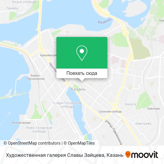 Карта Художественная галерея Славы Зайцева