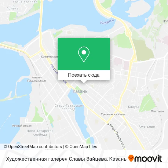 Карта Художественная галерея Славы Зайцева