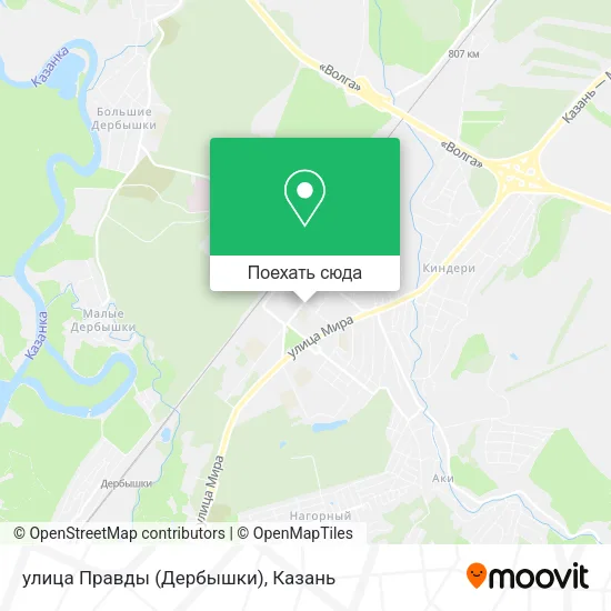 Карта улица Правды (Дербышки)