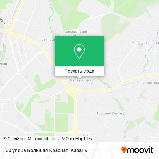 Карта 30 улица Большая Красная
