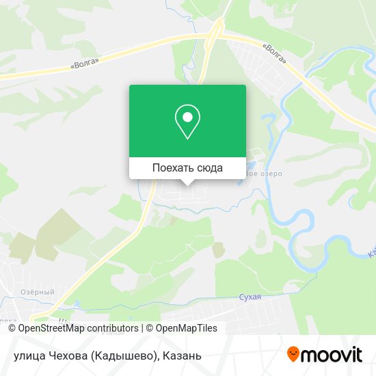 Карта улица Чехова (Кадышево)