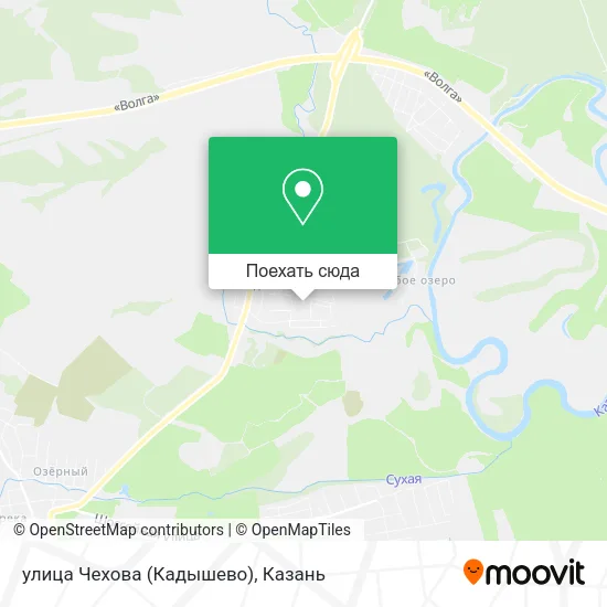 Карта улица Чехова (Кадышево)
