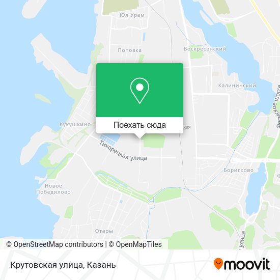 Карта Крутовская улица