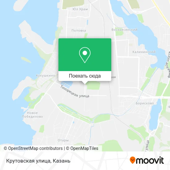 Карта Крутовская улица
