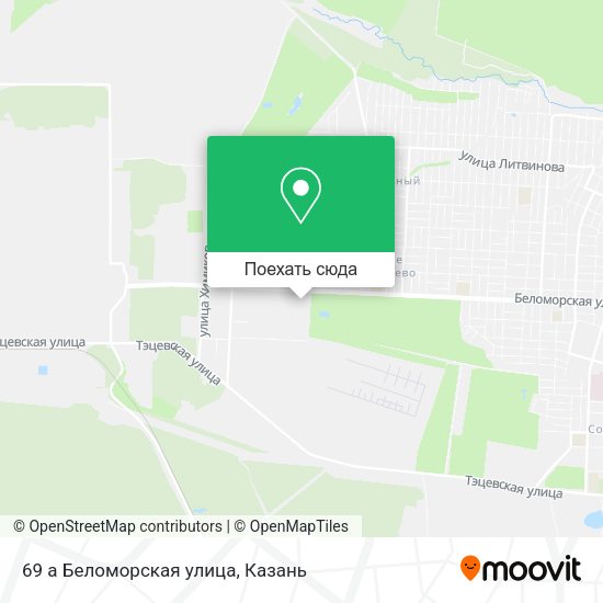 Карта 69 а Беломорская улица
