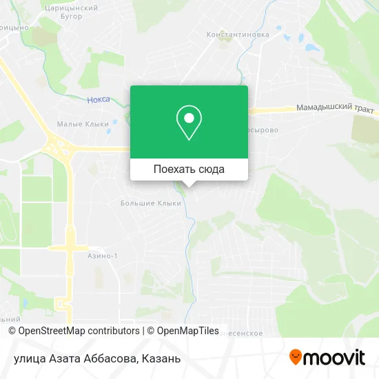 Карта улица Азата Аббасова