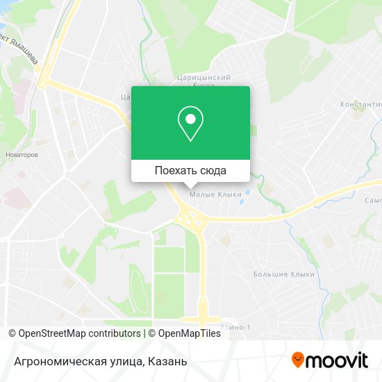 Карта Агрономическая улица