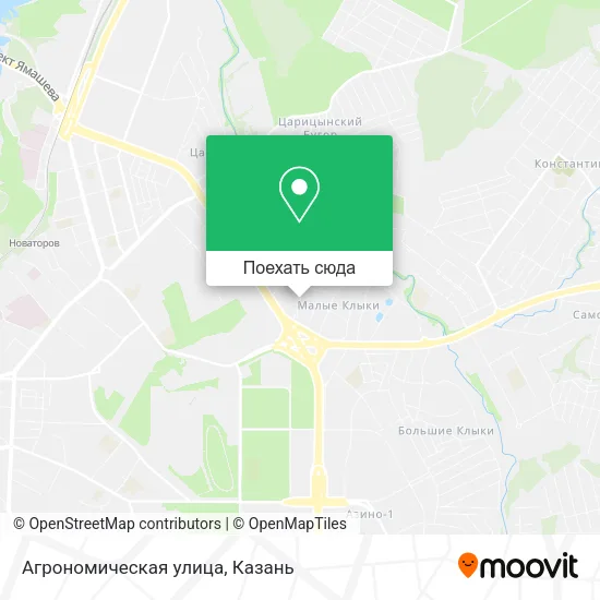 Карта Агрономическая улица