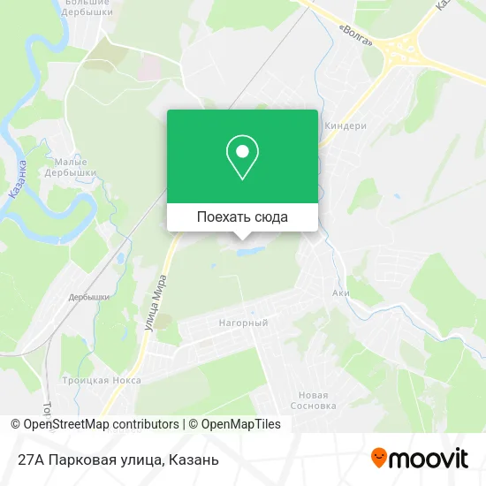 Карта 27А Парковая улица