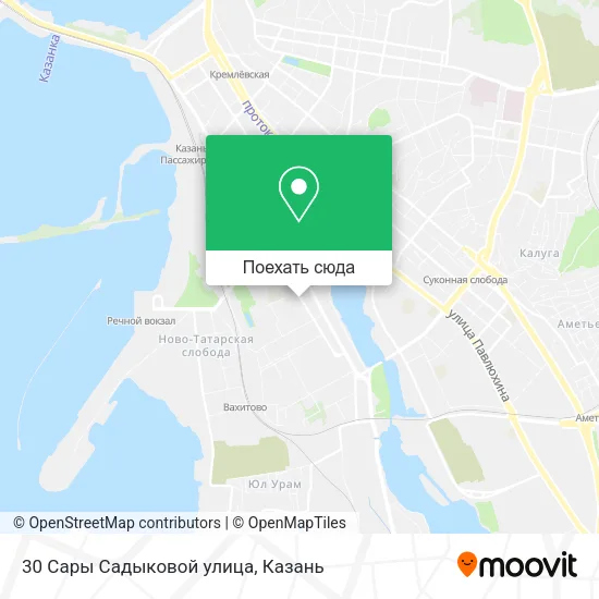 Карта 30 Сары Садыковой улица
