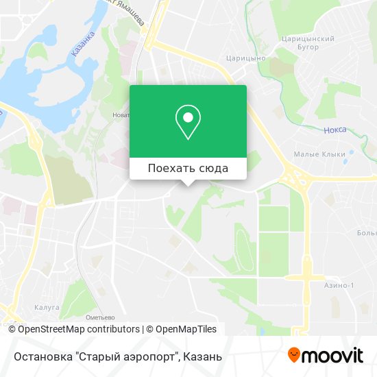 Карта Остановка "Старый аэропорт"