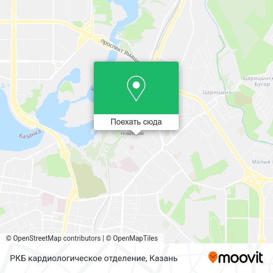 Карта РКБ кардиологическое отделение
