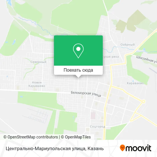 Карта Центрально-Мариупольская улица