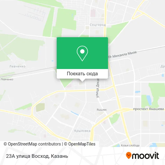 Карта 23А улица Восход