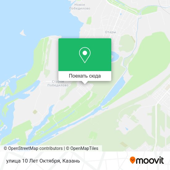 Карта улица 10 Лет Октября