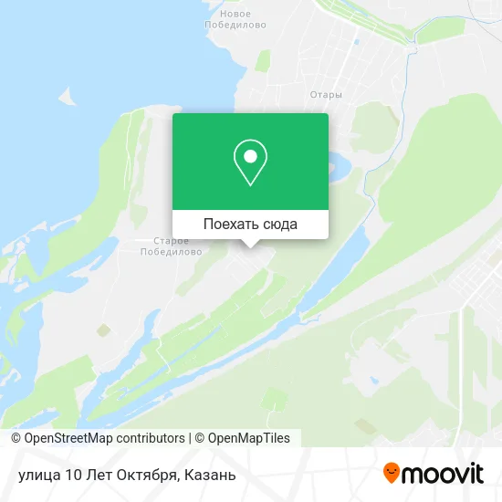 Карта улица 10 Лет Октября