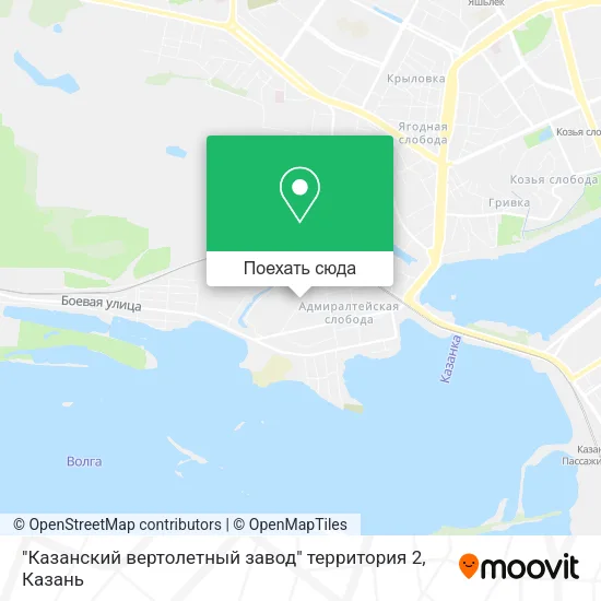 Карта "Казанский вертолетный завод" территория 2