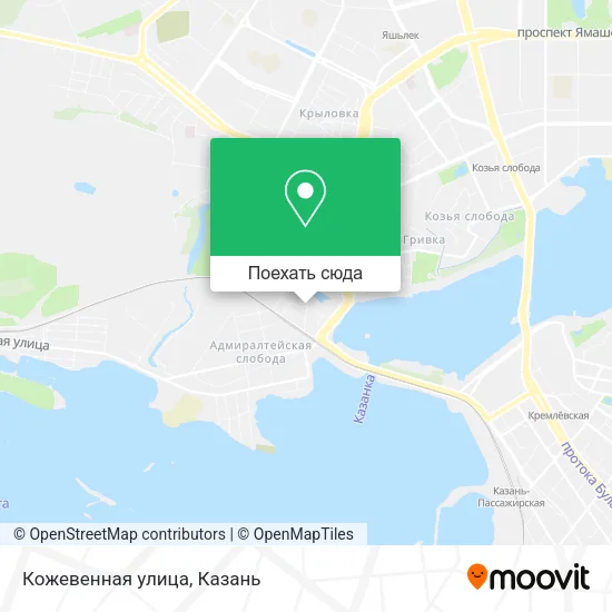 Карта Кожевенная улица