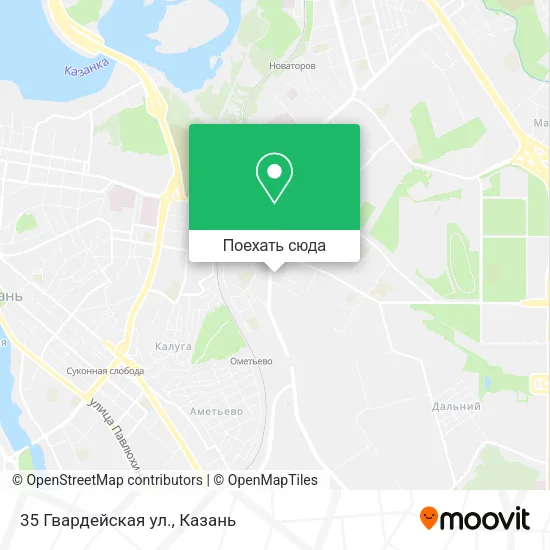 Карта 35 Гвардейская ул.