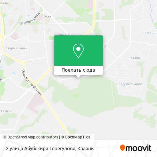 Карта 2 улица Абубекира Терегулова