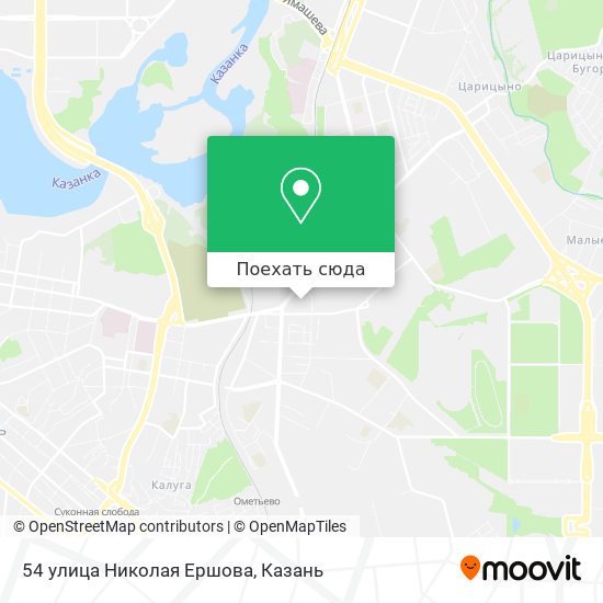 Карта 54 улица Николая Ершова