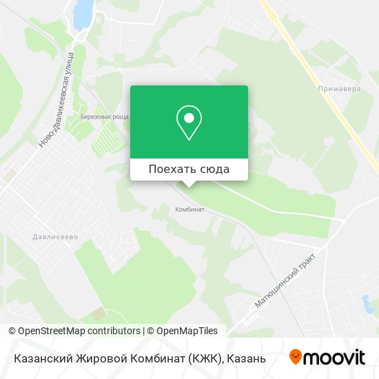 Карта Казанский Жировой Комбинат (КЖК)