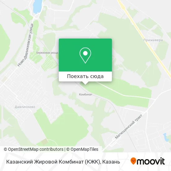 Карта Казанский Жировой Комбинат (КЖК)